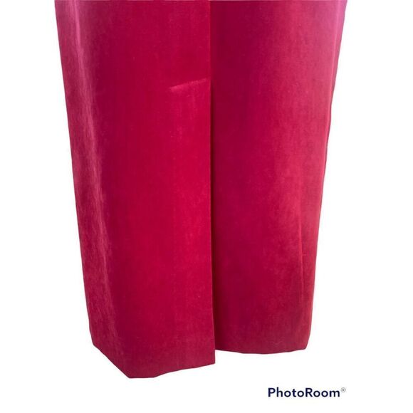 Casual Corner Annex Long Skirt Sz. 10 Red Poly/Spandex Blend. - Picture 9 of 12